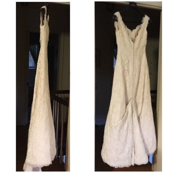 Paloma Blanca Rosalyn Lace Bridal Gown - Picture 4 of 7